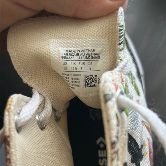 Converse animal print High-Top Sneakers size 13 - Picture 4 of 5